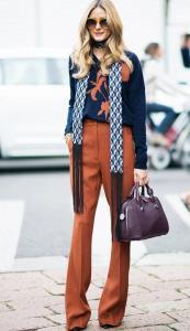 Olivia Palermo in Skinny Scarf