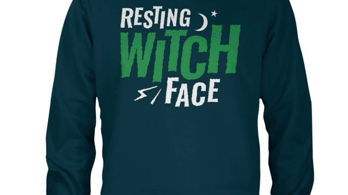 Halloween slogan sweatshirt