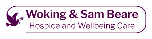 woking and sam beare hospice logo