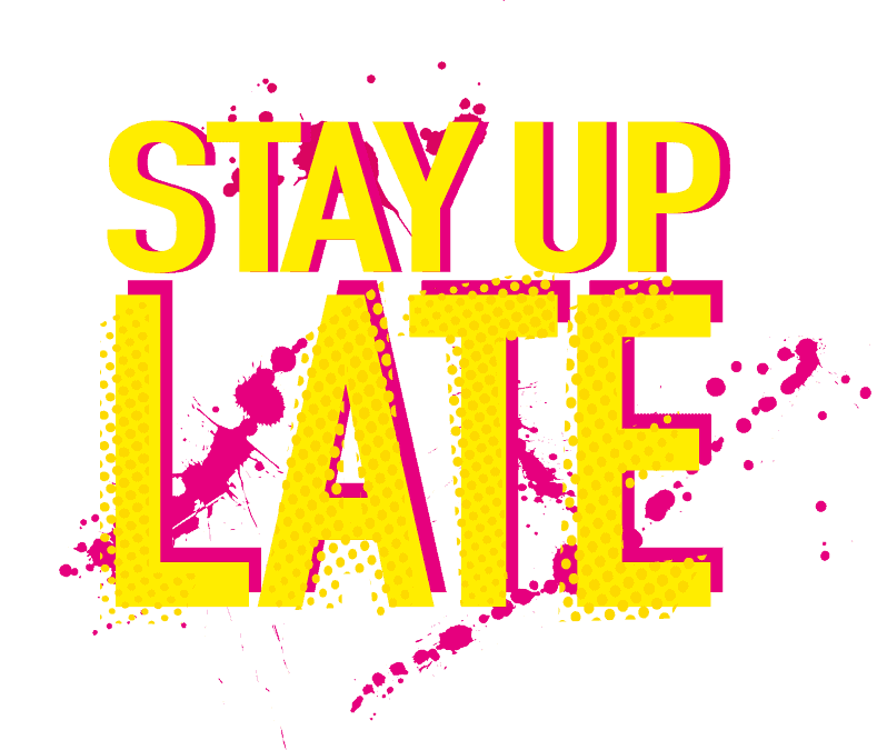 stay up late charity logo